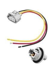 Front Turn Signal Light Connector Plug Harness and Bulb Socket Fit for Toyota