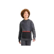 Boys' Premium Fleece Hoodie - All In Motion XS 4/5 Grey  Orange