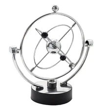 Kinetic Orbital Revolving Gadget Perpetual Motion Desk Office Art Decor Gift H
