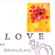 Love - Spring Bouquet of Flowers  - 2005 Golden Replica Stamps - Gold Replicas