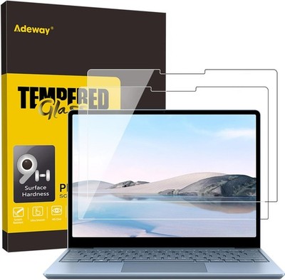 Tempered Glass Screen Protector for Surface Laptop Go 2 12.4 inch, 9H Hardness