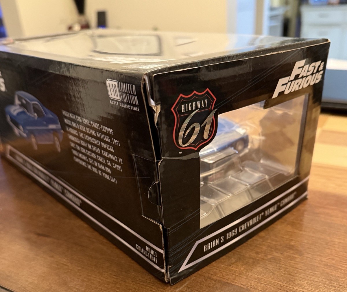Highway 61 1/18 Fast & Furious Brian's 69 Yenko Camaro | eBay