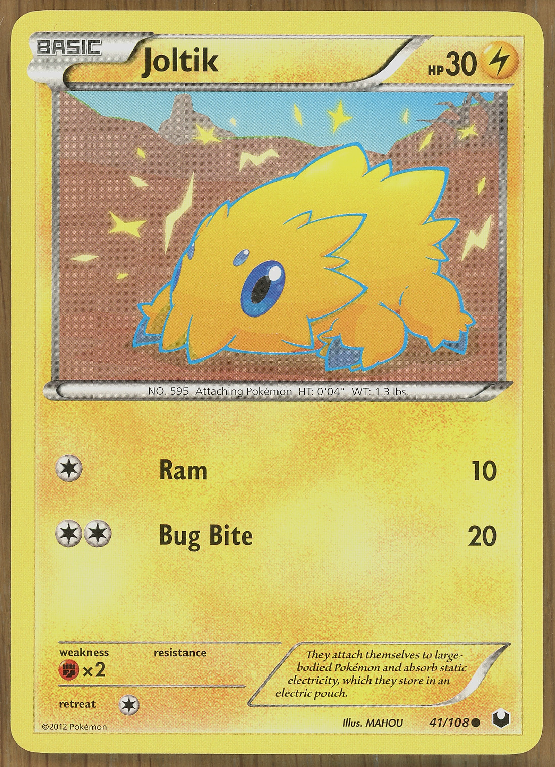 Joltik - 41/108 ~ B&W Dark Explorers ~ Near Mint!!