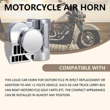 Car Horn Upgrade - 150DB Air Horn Kit for Motorcycle, Truck, Boat,  Pickup -
