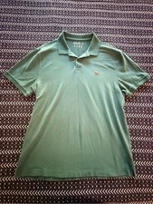 Abercrombie  Fitch Forest Green Polo with Embroidered Logo