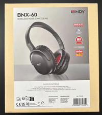Image of LINDY BNX-60 Wireless Active Noise Cancelling (ANC) Headphones, UNOPENED