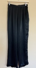 Lauren Ralph Lauren Dress Pants Women's Black 100 Silk Vintage