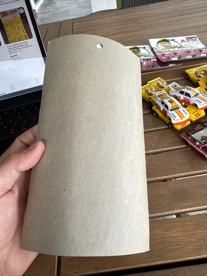 Piezas de servicio Aurora AFX #8502 (1971) - Imanes AFX - 12 pares - De colección Nuevo de Lote Antiguo Foto 3 de 4