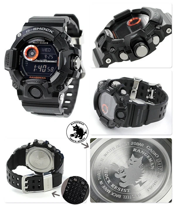 Casio G-SHOCK GW-9400BJ-1JF Master of G RANGEMAN Solar Atomic