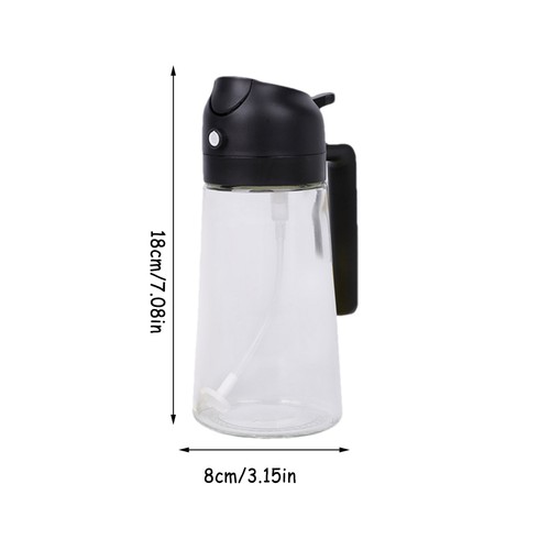 2In1 Oil Spray Bottle Kitchen Cooking Oil Dispenser Dual-Purpose Sauce Sprayer. - Picture 8 of 16