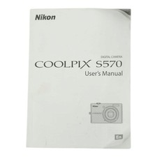 Nikon Coolpix S570 Digital Camera Users 2009 Instruction Manual