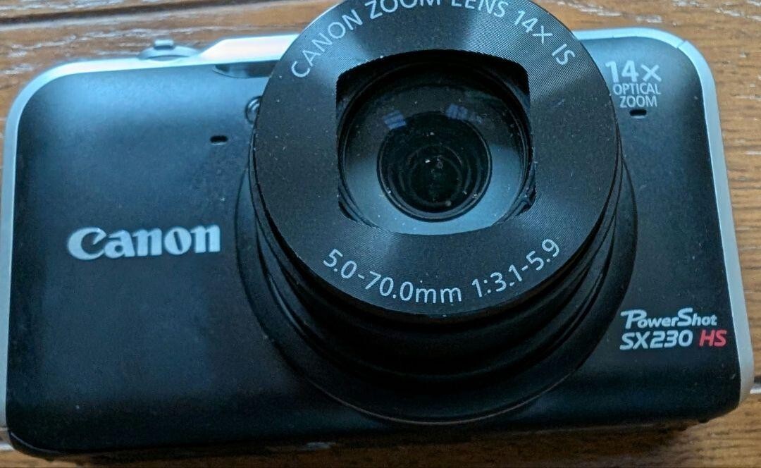Canon PowerShot SX POWERSHOT SX230ジャンク品 Canon PowerShot SX230 HS 12.1MP Digital Camera - Black for