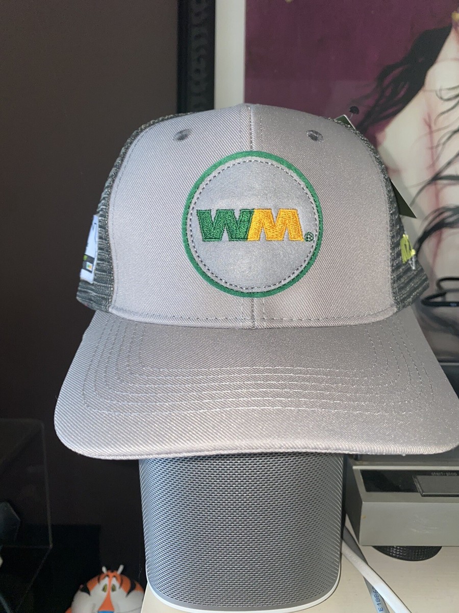 NEW WM Waste Management Trucker Snapback Hat “100 Days of NEW WM Waste Management Trucker Snapback Hat “100 Days of