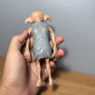 Figurine Dobby Flexibile – The Noble Collection – 19 Cm, Articulée, Avec Socle – Sous Licence Harry Potter – Cadeau Fan