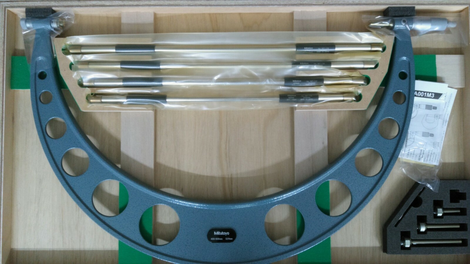 [New] Mitutoyo / 104143A / Anvil Exchange type Micrometer, 400500mm