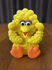 VTG 1990s ILCO SESAME STREET BIG BIRD WIND UP PEEK-A-BOO BABY TOY JIM HENSON