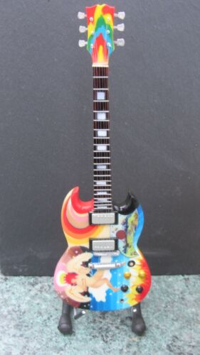 guitare miniature d' ERIC CLAPTON  " FOOL "  avec support - Zdjęcie 1 z 3