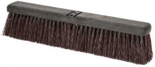 PRO SOURCE 18" Polypropylene Rough-Surface Push Broom Head: Bolt-On Connection