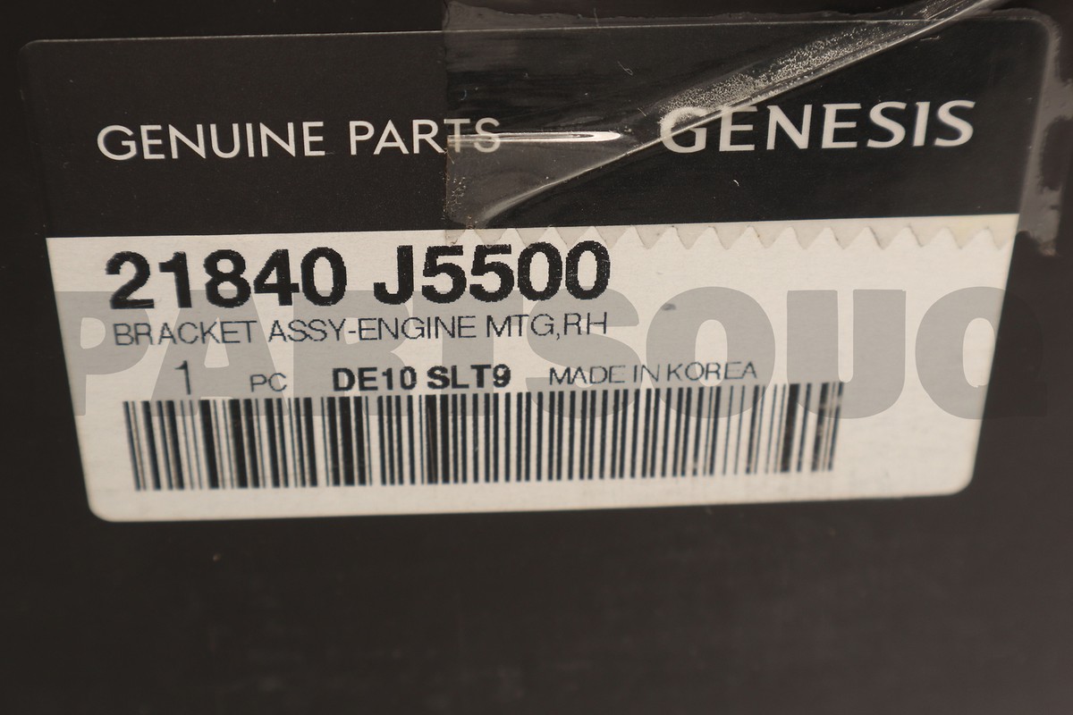 21840J5500 Genuine Hyundai / KIA BRACKET ASSY-ENGINE MTG,RH