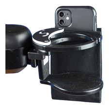 POWER CHAIR DRINK / PHONE HOLDER A0015BLA WheelchairStap.com