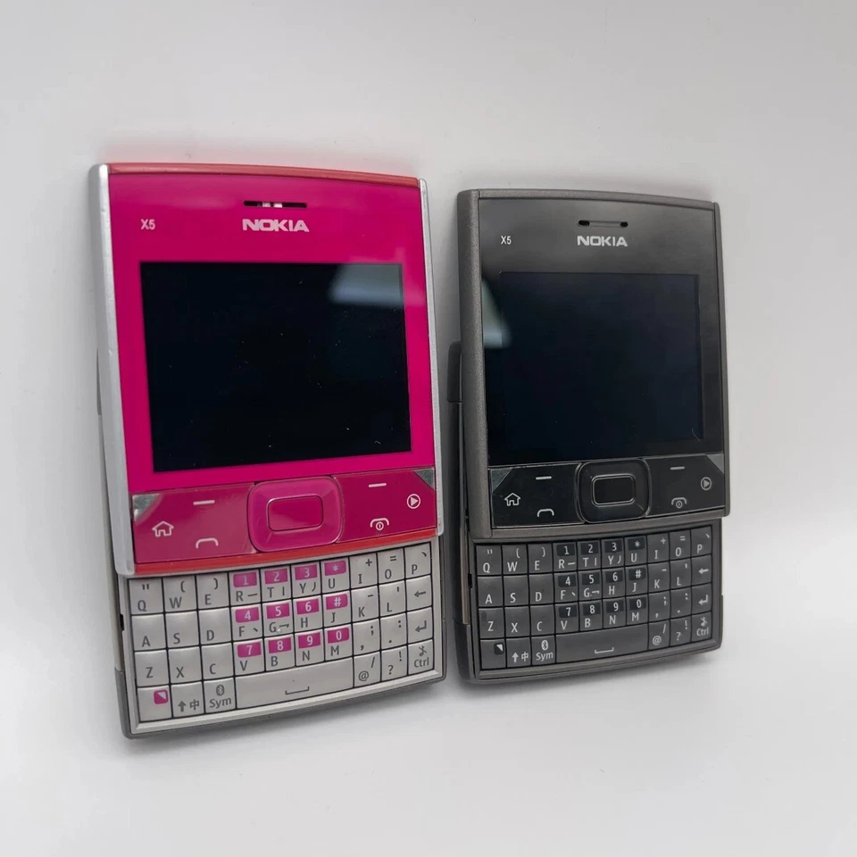 Unlocked Original Nokia X5 X5-01 3G Bluetooth Wi-Fi Slider QWERTY 2.4" CellPhone - Image 2 of 4