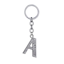 Sparkle Crystal Alphabet Keychain Initial Letter Key Ring Chain 66 Hot A-Z