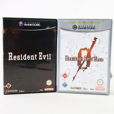 Nintendo Gamecube OVP PAL Resident Evil + Resident Evil Zero Bundle Gut