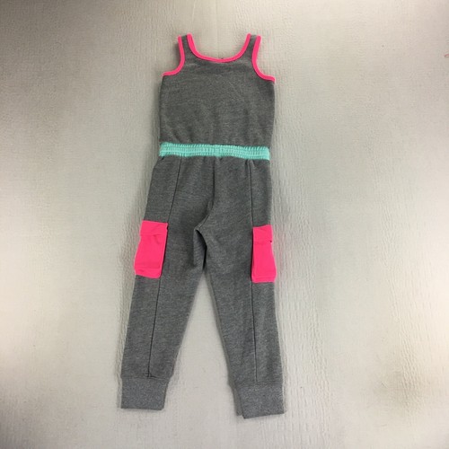 Pagliaccetto tuta cargo smanicato Nike bambina taglia 4 anni grigio colorato - Foto 10 di 13