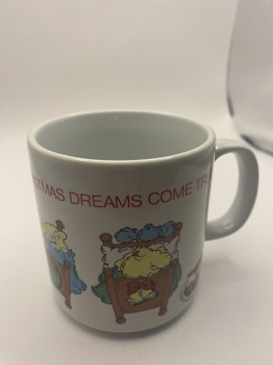 Vintage Russ Berrie England May All Your Christmas Dreams Come True Coffee Mug