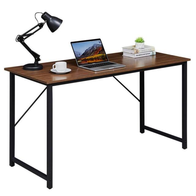 YES4HOMES Computer Desk Sturdy Home Office Desk for Laptop Modern Simple Style