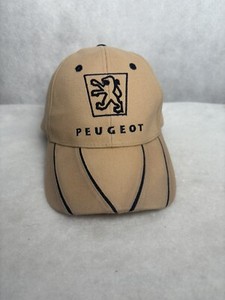 Casquette Bonnet Cycliste Peugeot Vintage – Années 70 – Bleu Blanc