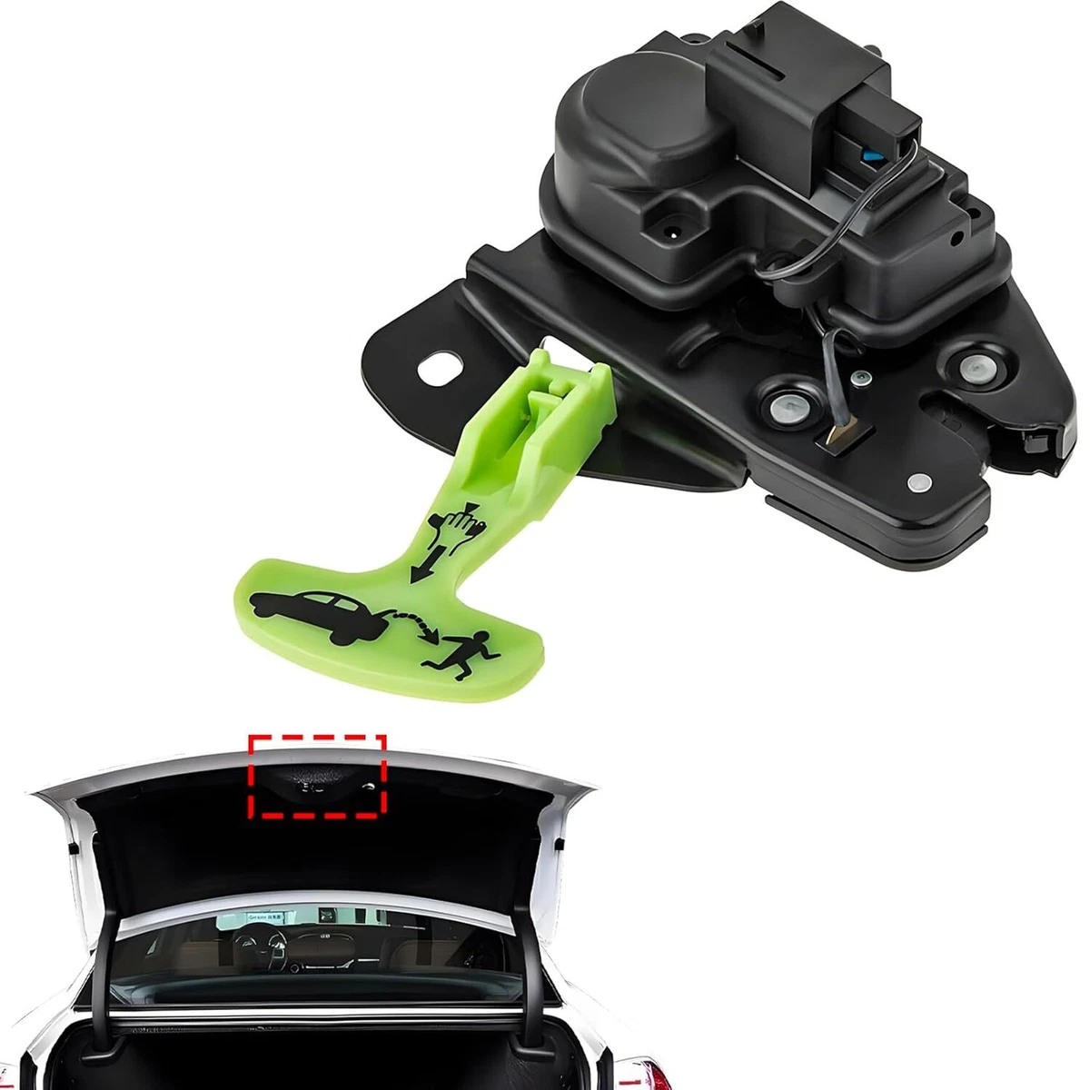 For 06-18 Dodge Charger Challenger Chrysler Tailgate Lock Trunk