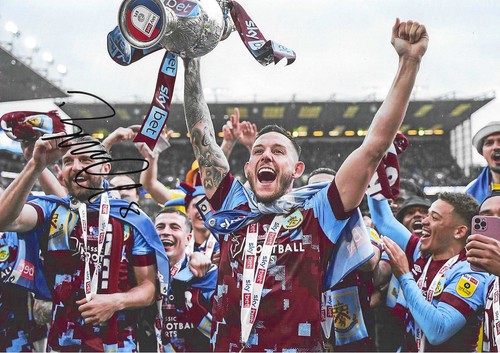 Josh Brownhill - Burnley Fc - League Champions - Signed A4 Photo