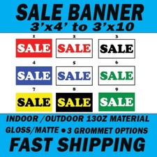 SALE 4x4-4x10 Vinyl Banner Many Sizes /Options made in the USA Fast Shipping