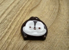 ceramic  DISNEY Chip and Dale dark brown chopsticks cutlery rest  about 3cm