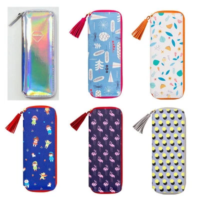 BENTOY Federtasche Motiv Stifttasche Etui Tasche Design Täschchen m. Reißverschluss