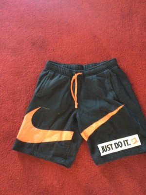 Nike Black and Orange Just Do It Cloth 