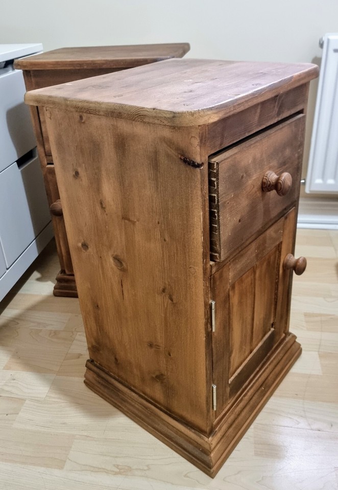 Wooden Bedside (pair) eBay