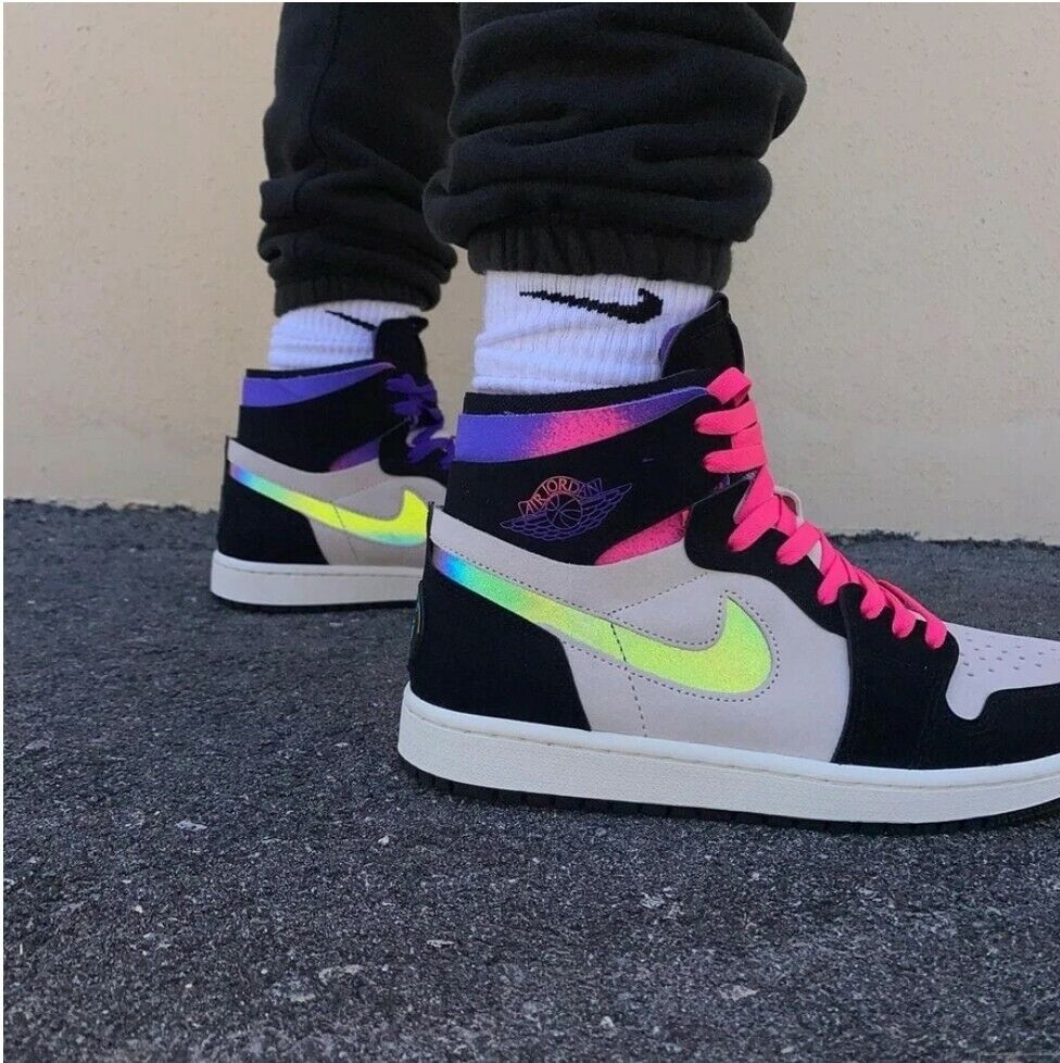 Nike Air Jordan 1 High Zoom CMFT PSG Paris Size Men 9, Women Nike Air Jordan 1 High Zoom CMFT PSG Paris Size Men 9, Women