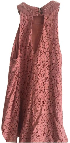 Miami XS beaded rhinestone Lace Dress - Picture 2 of 5