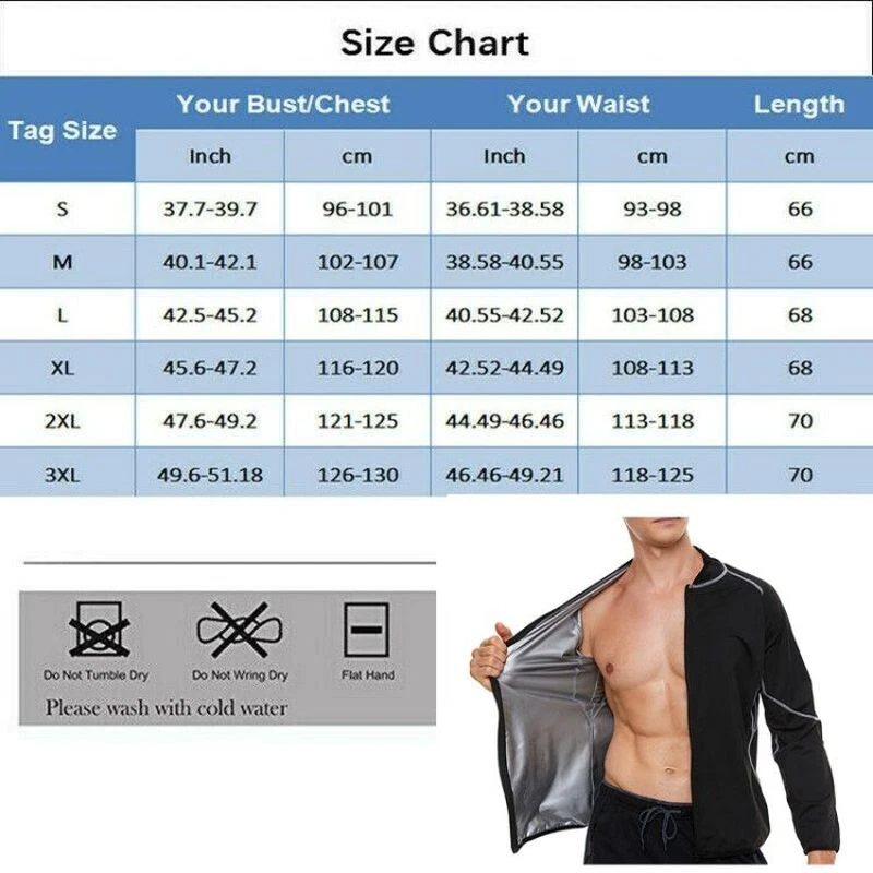 Chaqueta de sauna Kewlioo Pro para hombre - Camisetas sin mangas de compresión para sudor que atrapa el calor Foto 3 de 4