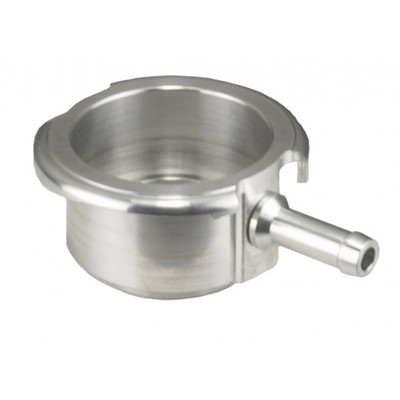 Aufschweißflansch Vollaluminium 6mm Anschluß, Kühlerflansch, Racing, OBP