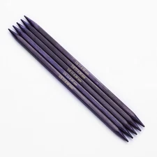 KnitPro 6" J'Adore Cubics Double Pointed Needles Set of 5 Size 0 - 11