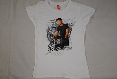 TWILIGHT SAGA ECLIPSE JACOB MOTORRAD DAMEN SKINNY T-SHIRT NEU OFFIZIELL SELTEN