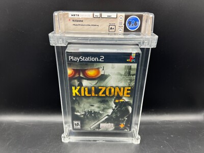 1st Print Black Label Killzone Sony PS2 WATA 9.6 A+ FACTORY SEALED MINT VGA