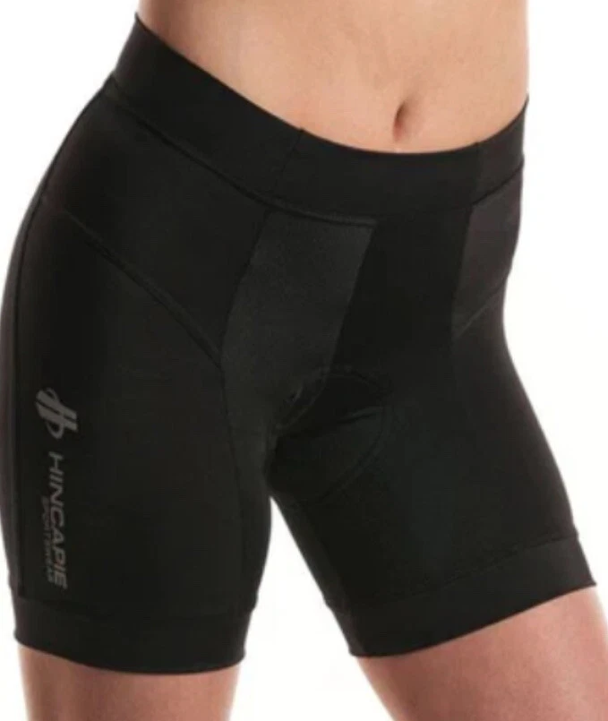 New Womens Hincapie Cycling Shorts Size XL Black Padded Biking
