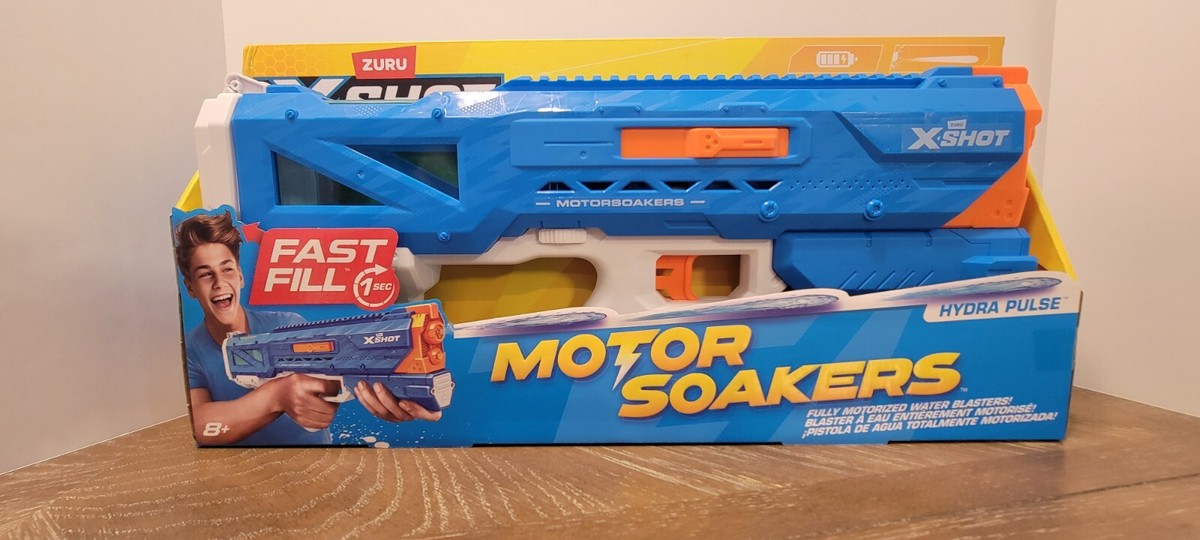 Zuru X-Shot Motor Soakers Mega Pulse Water Gun - 1 Sec Fast Fill