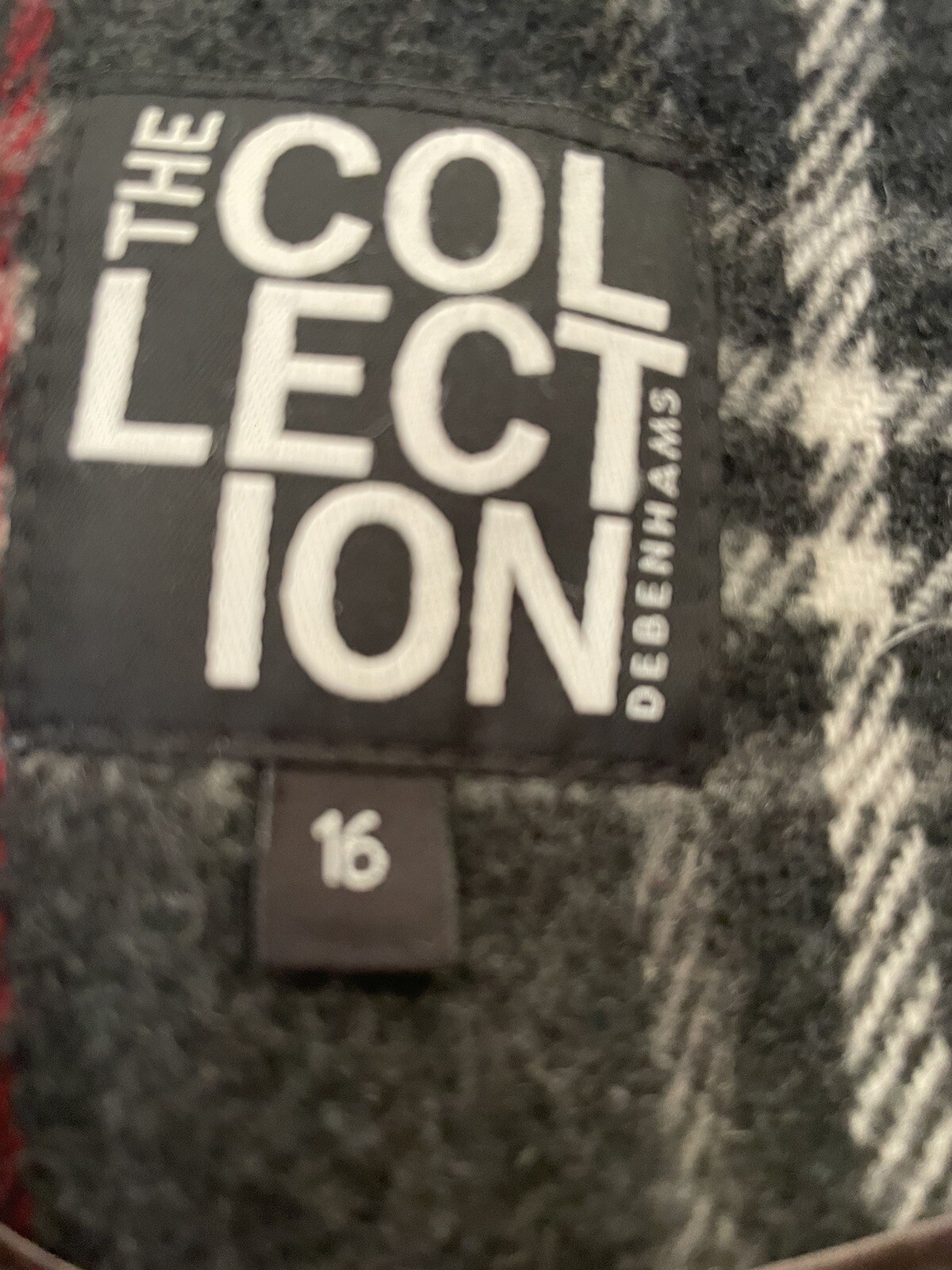 Ladies Check Coat By Debenhams Size 16 eBay