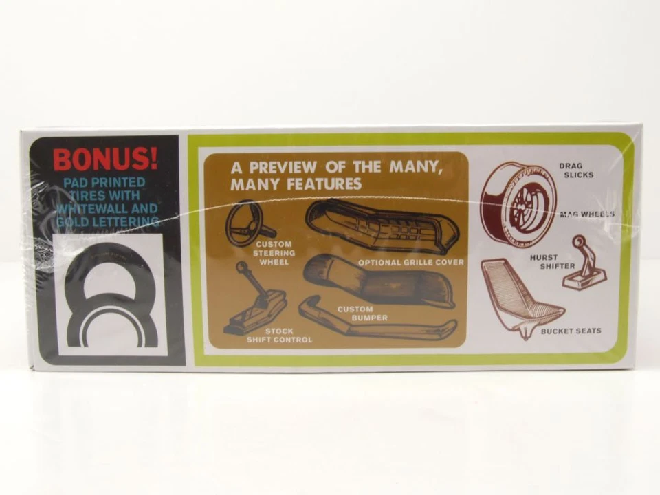 Chevrolet El Camino Camper 1965 Kit Modellismo Plastica Modellino Auto 1:25 AMT - Immagine 3 di 4