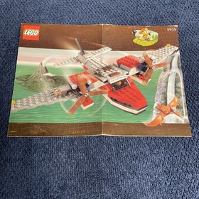 LEGO Adventurers Dino Island 5935 Island Hopper 100% Complete W/Box & Book